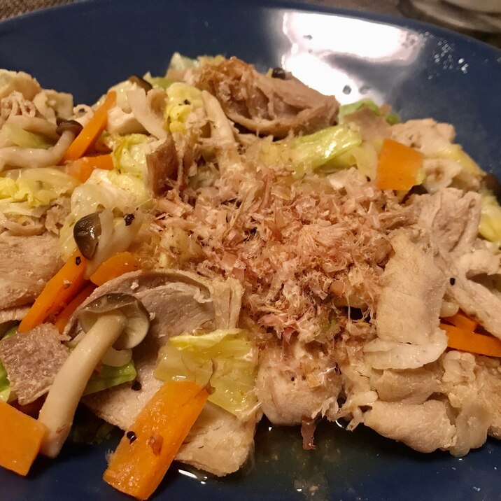 野菜炒め〜カツオ節〜